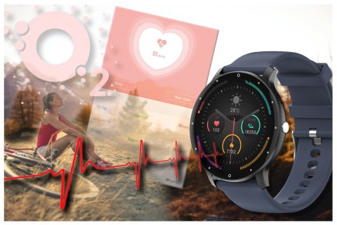 Gravity SMARTWATCH UNISEX GRAVITY GT1-1 PRO - ROZMOWY BLUETOOTH, DODATKOWY PASEK (sg027a)