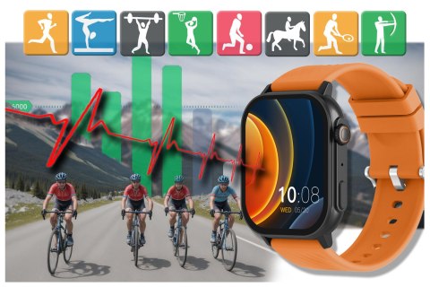 Gravity SMARTWATCH UNISEX GRAVITY GT15-2 - ROZMOWY BLUETOOTH, DODATKOWY PASEK (sg029b)