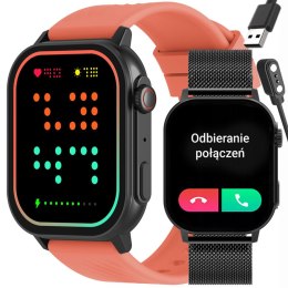 Gravity SMARTWATCH UNISEX GRAVITY GT15-3 - ROZMOWY BLUETOOTH, DODATKOWY PASEK (sg029c)