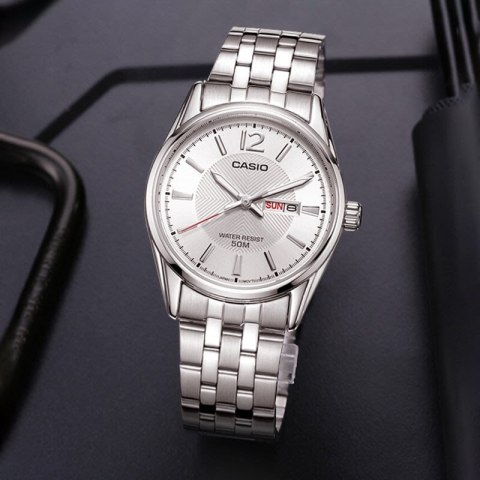 Casio ZEGAREK MĘSKI CASIO MTP-1335D-7A (zd026d) + BOX