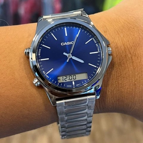 Casio ZEGAREK MĘSKI CASIO MTP-VC01D-2E + BOX (zd239a)