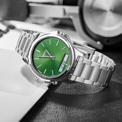 Casio ZEGAREK MĘSKI CASIO MTP-VC01D-3E+ BOX (zd239b)