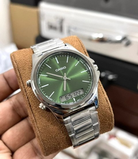 Casio ZEGAREK MĘSKI CASIO MTP-VC01D-3E+ BOX (zd239b)