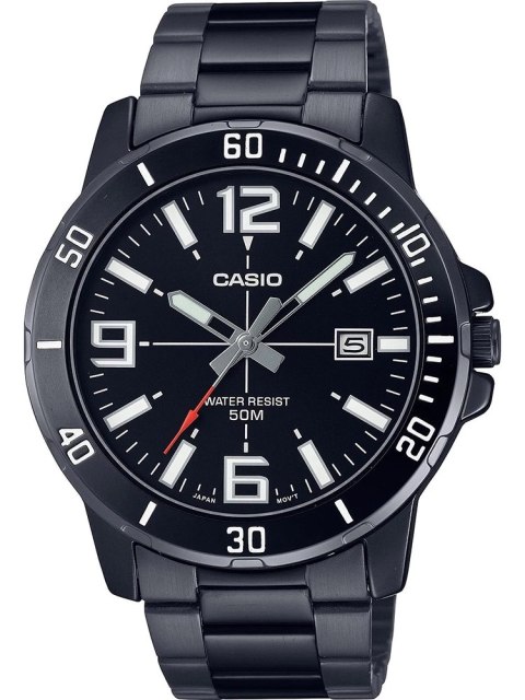 Casio ZEGAREK MĘSKI CASIO MTP-VD01B-1B (zd169e) + BOX