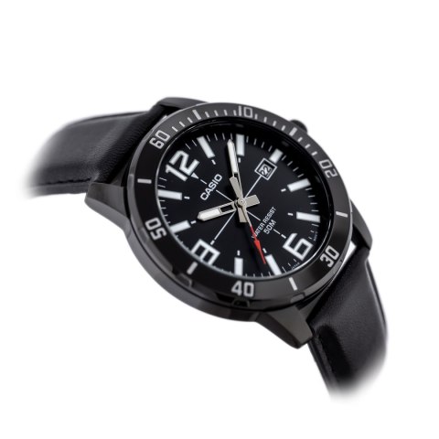 Casio ZEGAREK MĘSKI CASIO MTP-VD01BL-1B (zd169d) + BOX