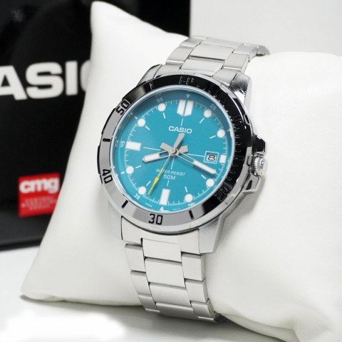 Casio ZEGAREK MĘSKI CASIO MTP-VD01D-3E2 (zd185h) + BOX