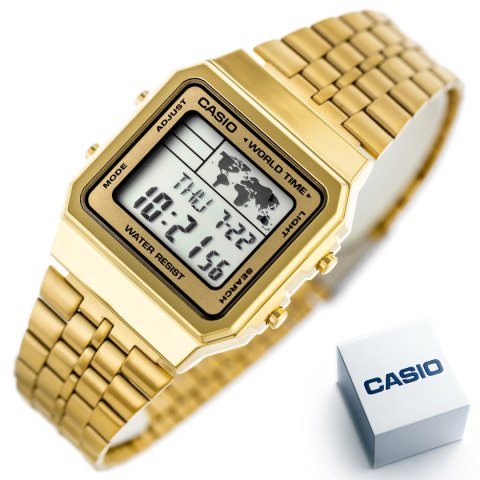 Casio ZEGAREK MĘSKI CASIO VINTAGE A500WGA-9DF (zd158d) + BOX