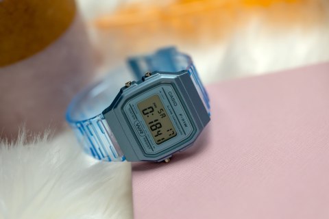 Casio Zegarek Unisex Casio Retro Vintage F-91WS-2 (zd648b) + BOX