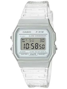Casio Zegarek Unisex Casio Retro Vintage F-91WS-7 (zd648c) + BOX
