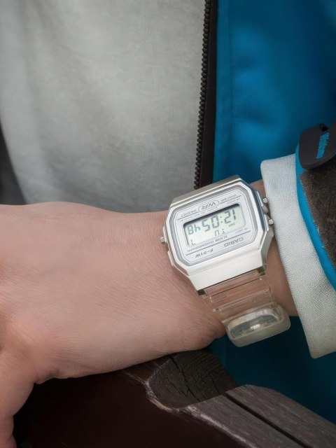 Casio Zegarek Unisex Casio Retro Vintage F-91WS-7 (zd648c) + BOX