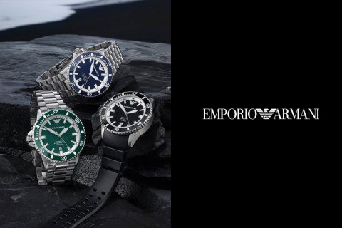 Emporio Armani ZEGAREK MĘSKI EMPORIO ARMANI AR60079 Sea Explorer AUTOMATIC (zi110a) + BOX