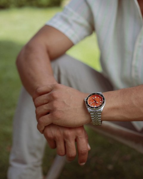 Seiko ZEGAREK MĘSKI SEIKO 5 SPORTS SSK005K1 GMT AUTOMAT WR100 + BOX