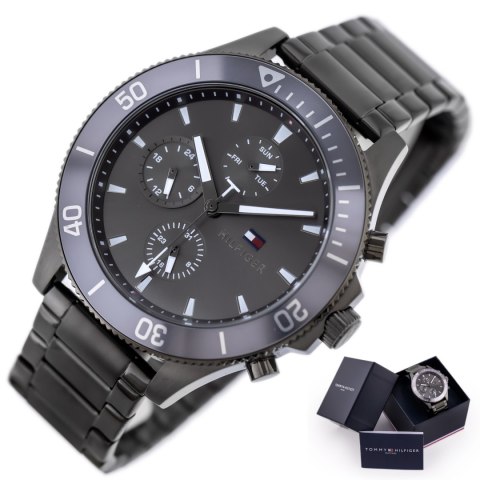Tommy Hilfiger ZEGAREK MĘSKI TOMMY HILFIGER LARSON 1791918 (zf088c)