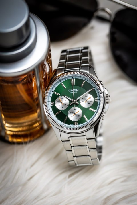 Casio ZEGAREK MĘSKI CASIO MTP-1375D-3AVDF (zd112f) + BOX