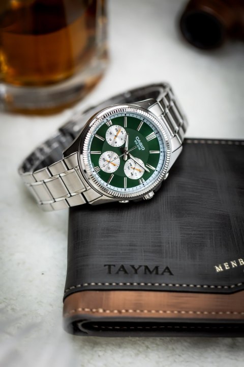 Casio ZEGAREK MĘSKI CASIO MTP-1375D-3AVDF (zd112f) + BOX