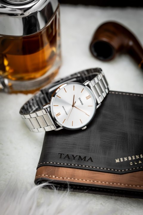 Casio Zegarek Męski Casio MTP-VT01D-7BUDF + BOX