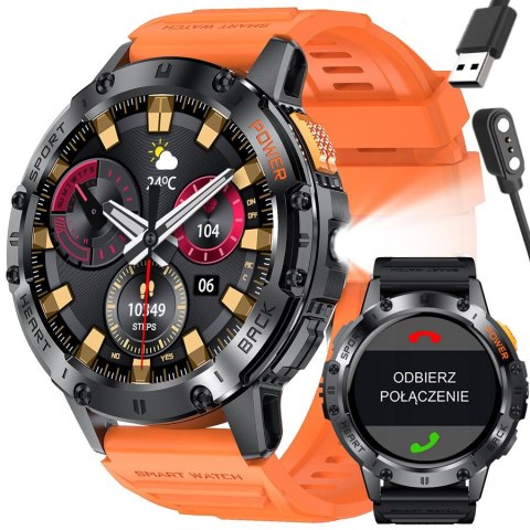 Gravity SMARTWATCH MĘSKI GRAVITY GT22-3 - AMOLED, DODATKOWY PASEK (sg030c)