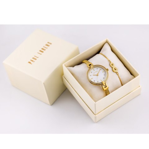 Paul Lorens KOMPLET PREZENTOWY DAMSKI PAUL LORENS Zegarek + bransoletka (zg507d)