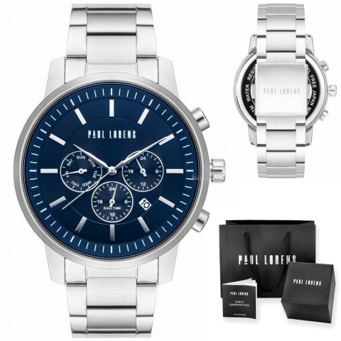 Paul Lorens ZEGAREK MĘSKI PAUL LORENS - PL6647B-6C1 (zg372d) + BOX