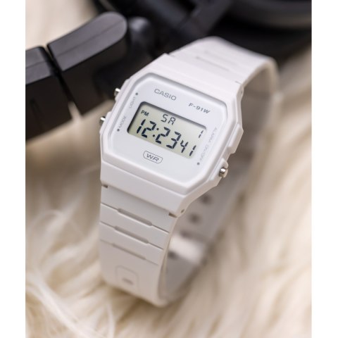 Casio ZEGAREK MĘSKI CASIO F-91WB-7A + BOX