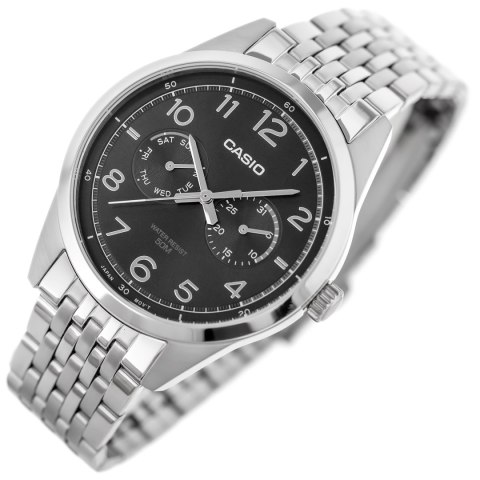 Casio ZEGAREK MĘSKI CASIO MTP-E340D-1A (zd264a) + BOX