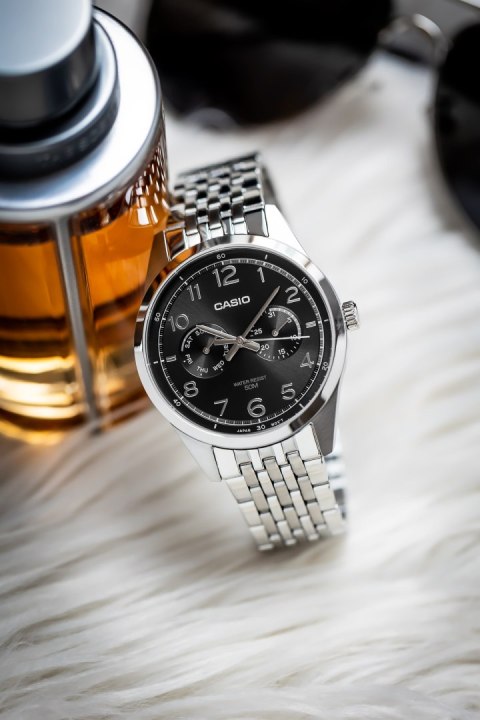 Casio ZEGAREK MĘSKI CASIO MTP-E340D-1A (zd264a) + BOX