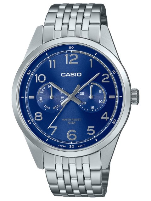 Casio ZEGAREK MĘSKI CASIO MTP-E340D-2A (zd264b) + BOX