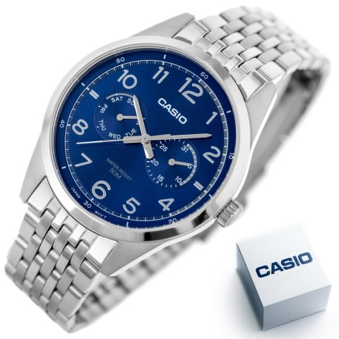 Casio ZEGAREK MĘSKI CASIO MTP-E340D-2A (zd264b) + BOX