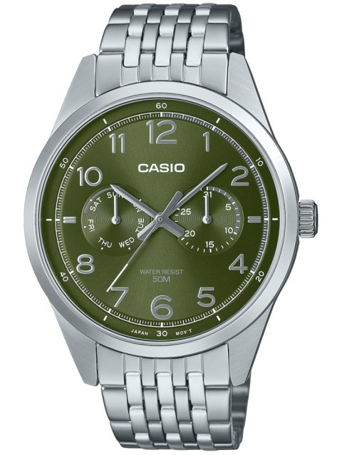 Casio ZEGAREK MĘSKI CASIO MTP-E340D-3A (zd264c) + BOX