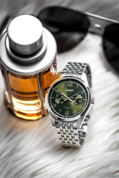 Casio ZEGAREK MĘSKI CASIO MTP-E340D-3A (zd264c) + BOX