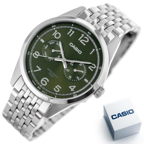 Casio ZEGAREK MĘSKI CASIO MTP-E340D-3A (zd264c) + BOX