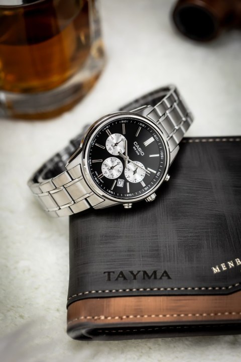 Casio ZEGAREK MĘSKI CASIO MTP-E515D-1A (zd265a) + BOX