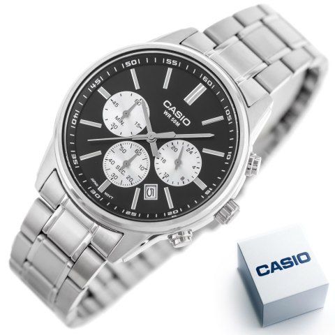 Casio ZEGAREK MĘSKI CASIO MTP-E515D-1A (zd265a) + BOX