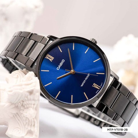 Casio Zegarek Męski Casio MTP-VT01B-2B + BOX