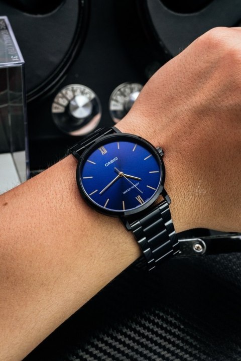 Casio Zegarek Męski Casio MTP-VT01B-2B + BOX