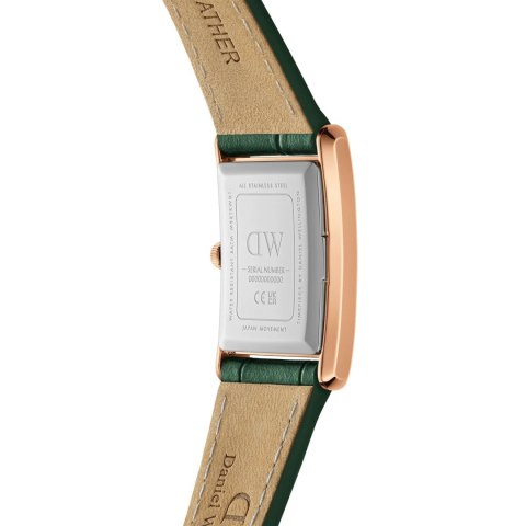 Daniel Wellington ZEGAREK DAMSKI DANIEL WELLINGTON Bound Crocodile Emerald Rose Gold 22mm DW00100694 + BOX