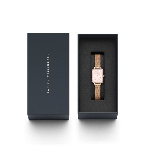 Daniel Wellington ZEGAREK DAMSKI DANIEL WELLINGTON Quadro Lumine Bezel Melrose Pink DW00100669 + BOX (zw519j)
