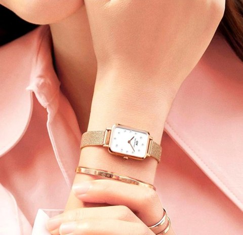 Daniel Wellington ZEGAREK DAMSKI DANIEL WELLINGTON Quadro Lumine Pressed Piano 20mm DW00100578 + BOX (zw519b)