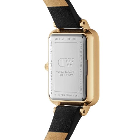 Daniel Wellington ZEGAREK DAMSKI DANIEL WELLINGTON Quadro Pressed Sheffield Gold 20mm DW00100560 + BOX