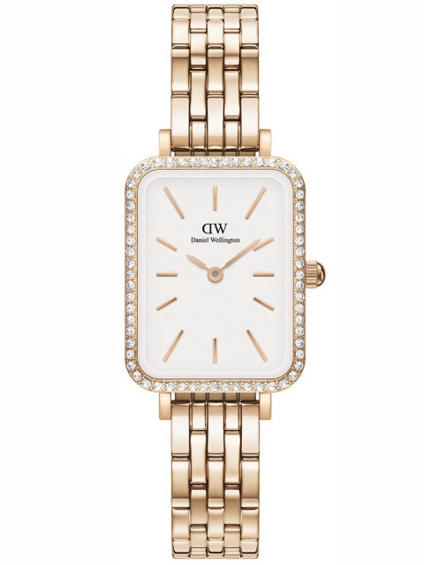 Daniel Wellington ZEGAREK DAMSKI DANIEL WELLINGTON Quadro Rose Gold DW00100672 + BOX (zw519h)
