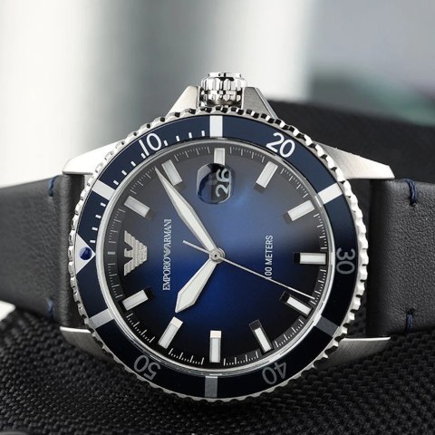 Emporio Armani ZEGAREK MĘSKI EMPORIO ARMANI AR11516 - DIVER (zi043b)