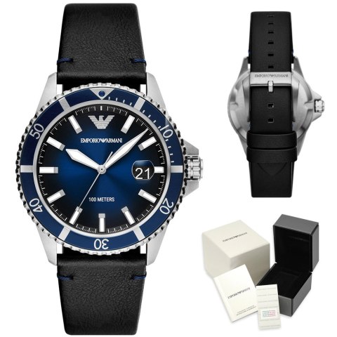 Emporio Armani ZEGAREK MĘSKI EMPORIO ARMANI AR11516 - DIVER (zi043b)