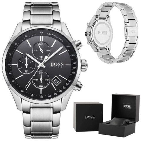 Hugo Boss ZEGAREK MĘSKI HUGO BOSS 1513477 - GRAND PRIX (zh022c) + BOX