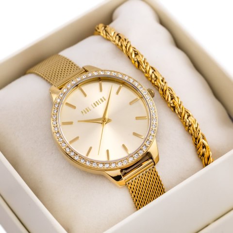 Paul Lorens KOMPLET PREZENTOWY DAMSKI PAUL LORENS - Zegarek + bransoletka - (zg545e)