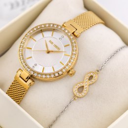 Paul Lorens KOMPLET PREZENTOWY DAMSKI PAUL LORENS - Zegarek + bransoletka (zg546e)