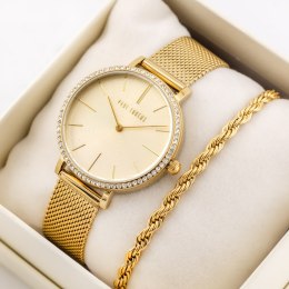 Paul Lorens KOMPLET PREZENTOWY DAMSKI PAUL LORENS - Zegarek + bransoletka (zg553e)