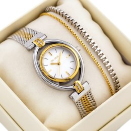 Paul Lorens KOMPLET PREZENTOWY DAMSKI PAUL LORENS - Zegarek + bransoletka - (zg555e)