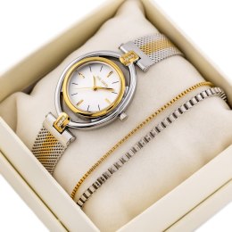 Paul Lorens KOMPLET PREZENTOWY DAMSKI PAUL LORENS - Zegarek + bransoletka - (zg555e)