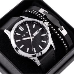 Paul Lorens KOMPLET PREZENTOWY MĘSKI PAUL LORENS - Zegarek + Bransoletka (zg374e)