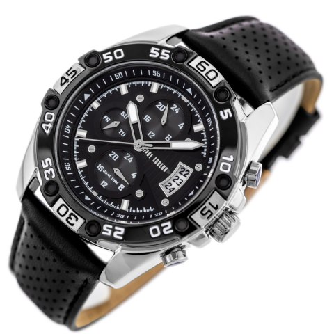 Paul Lorens KOMPLET PREZENTOWY MĘSKI PAUL LORENS - Zegarek + Bransoletka (zg375e)